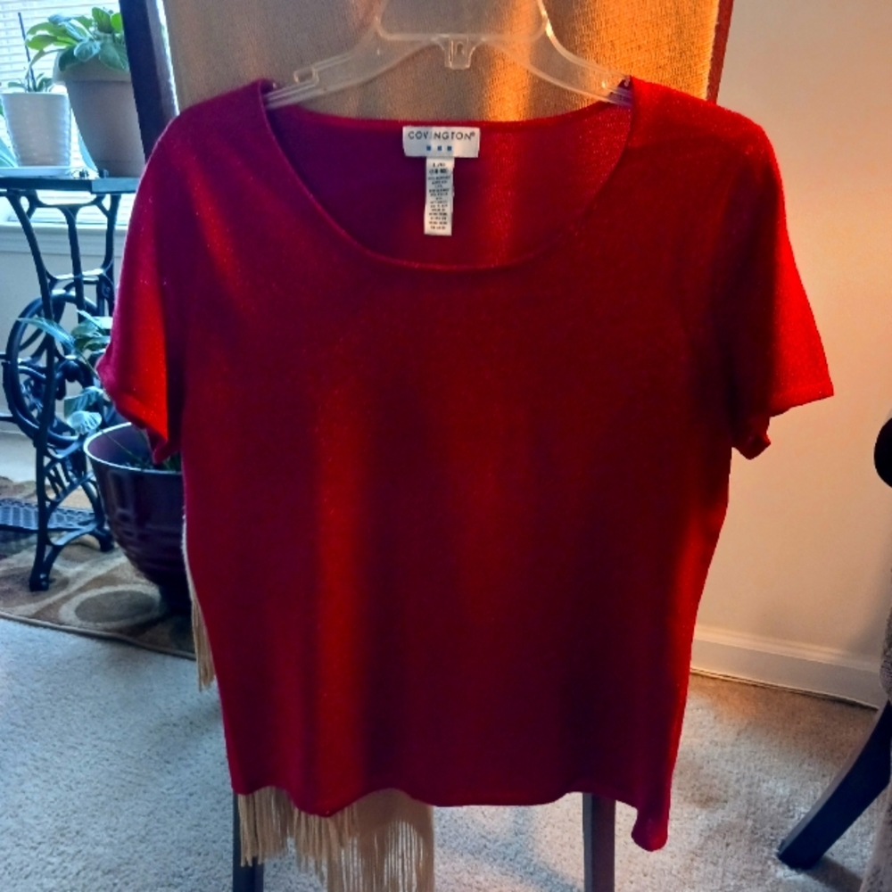 Metallic RED Top💥💥